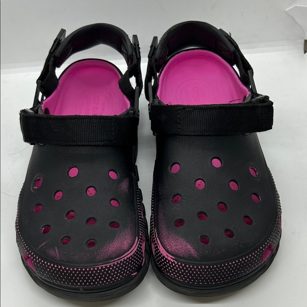 Post Malone x Crocs Duet Max Clog – Black/Pink Unisex - Men’s 10 Limited Edition